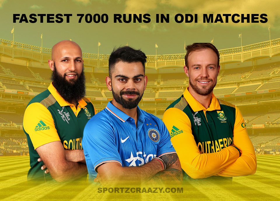 Fastest Batsmen to Reach 7000 runs in ODI