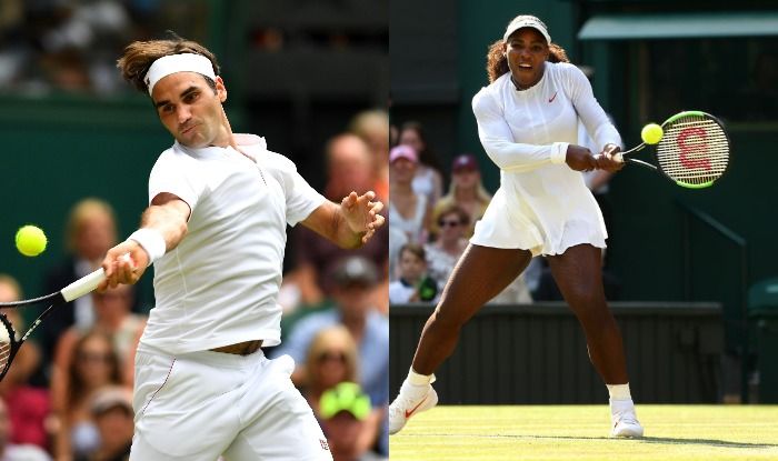 Serena Williams and Roger Federer Images