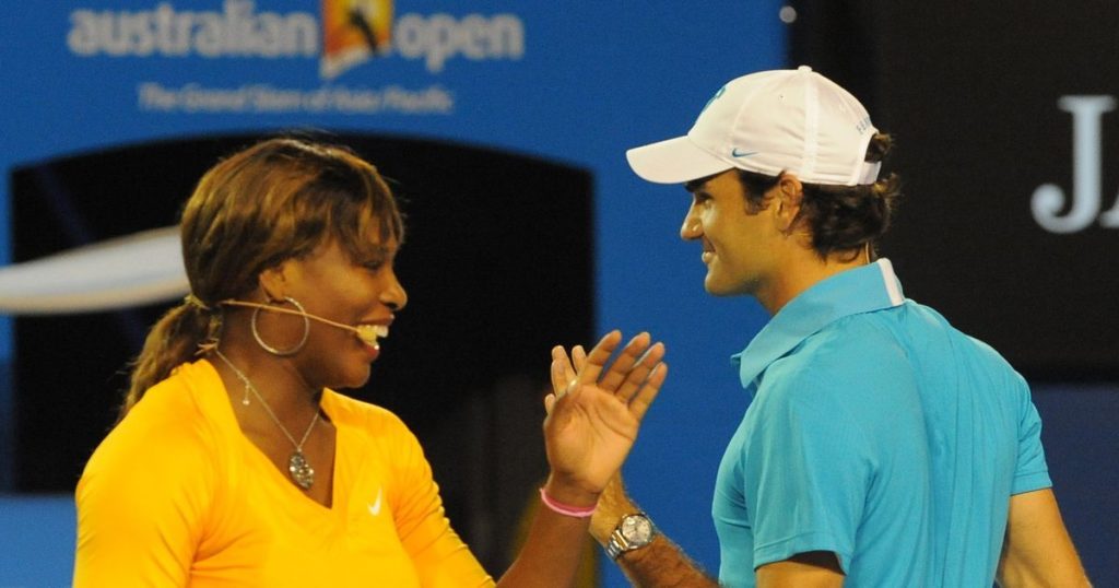 Serena Williams and Roger Federer Pics