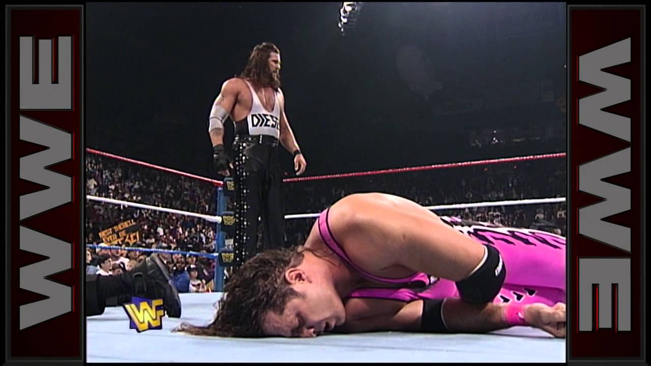 Diesel vs. Bret Hart for the WWE championship (1995)