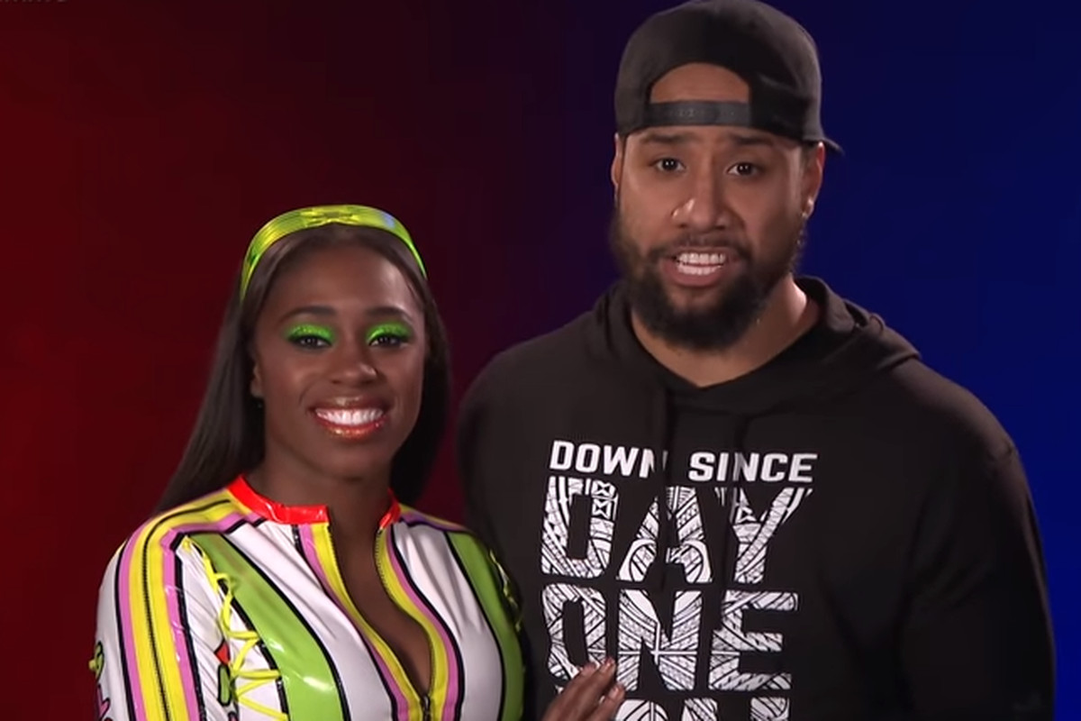 Jimmy Uso and Naomi