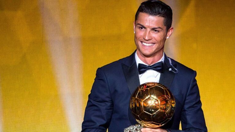 Cristiano Ronaldo Ballon d'Ors sportz craazy