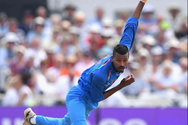 hardik pandya Practice Bowling