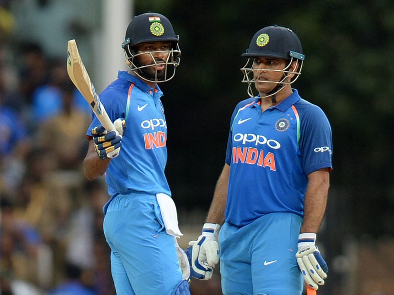 MS Dhoni and Hardik Pandya
