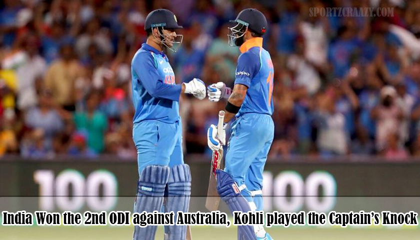 India Won the 2nd ODI against Australia