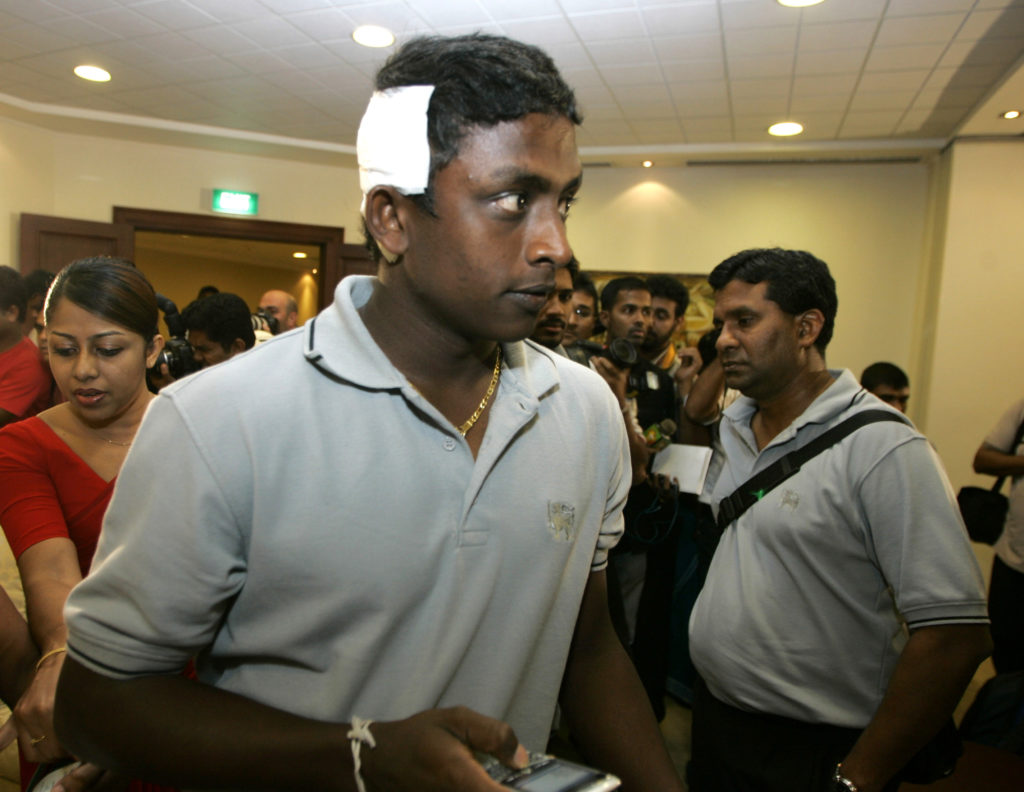 Sri Lankan team Attacked