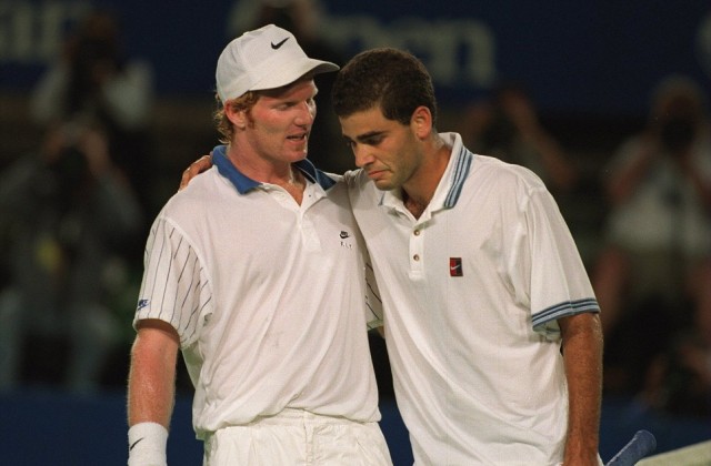 Jim Courier and Pete Sampras