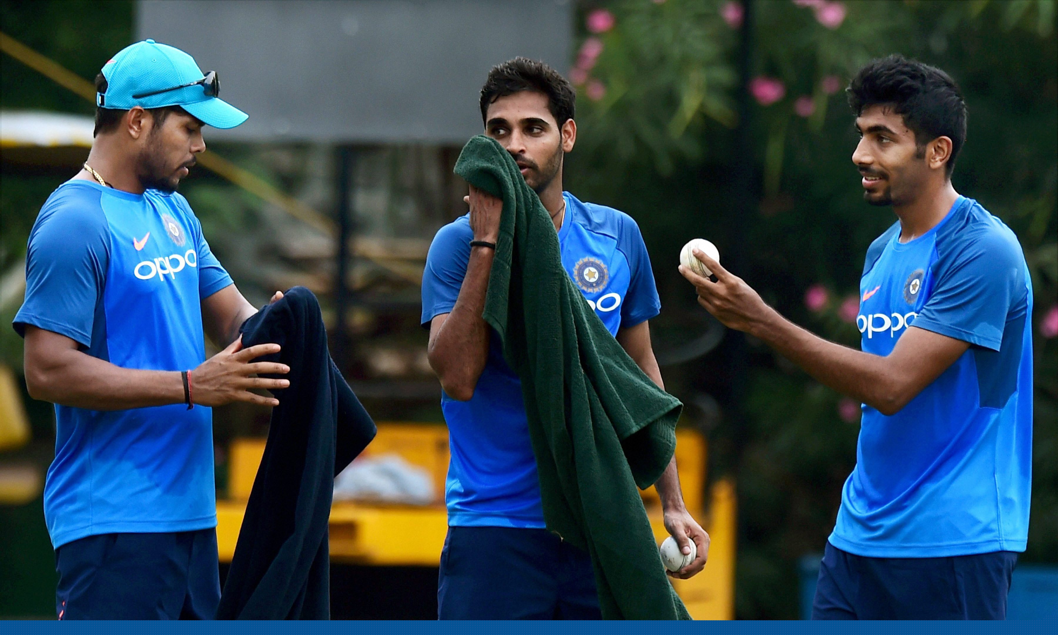 Jasprit Bhuvi and Umesh