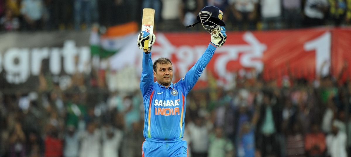 Double Hundred Virender Sehwag 