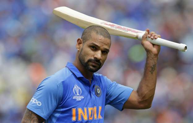 Shikhar Dhawan ruled out for three weeks.