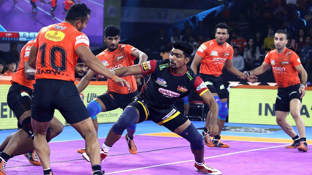 Bengaluru Bulls get back to winning ways with a closely fought win over U Mumba