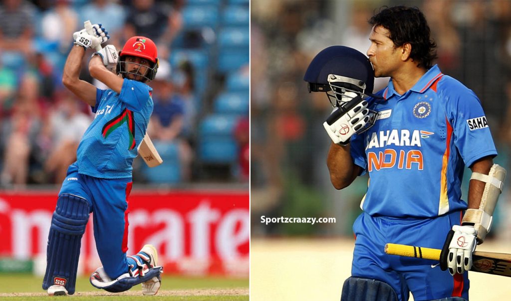 Ikram Ali and Sachin Tendulkar