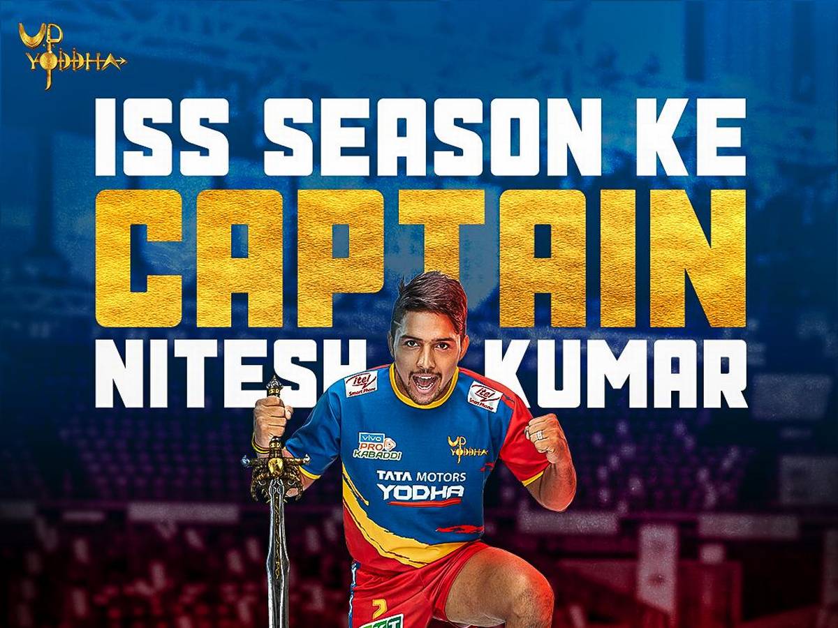 Nitesh Kumar Named as UP Yoddha Captain for Season 7