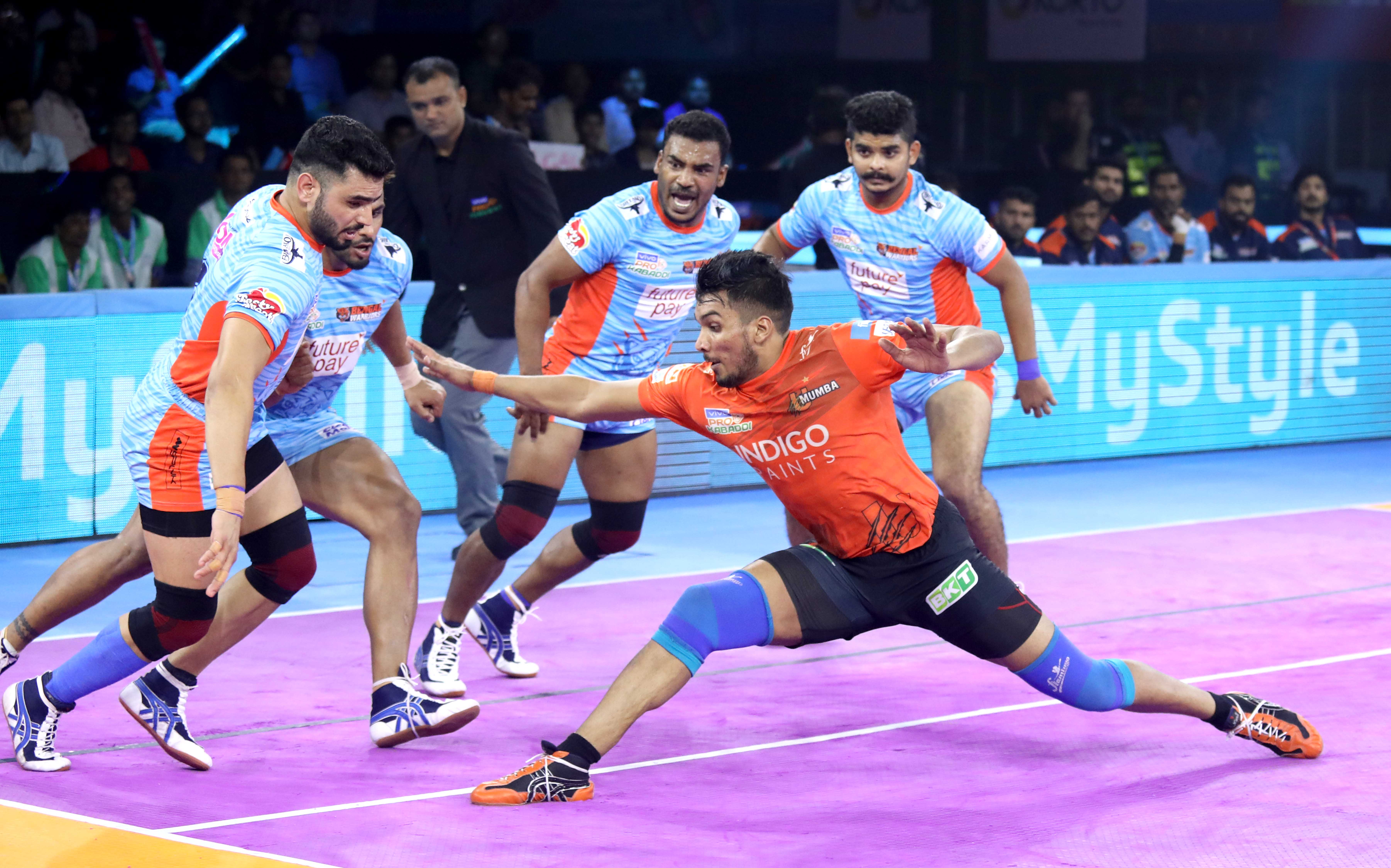 Bengal Warriors vs U Mumba