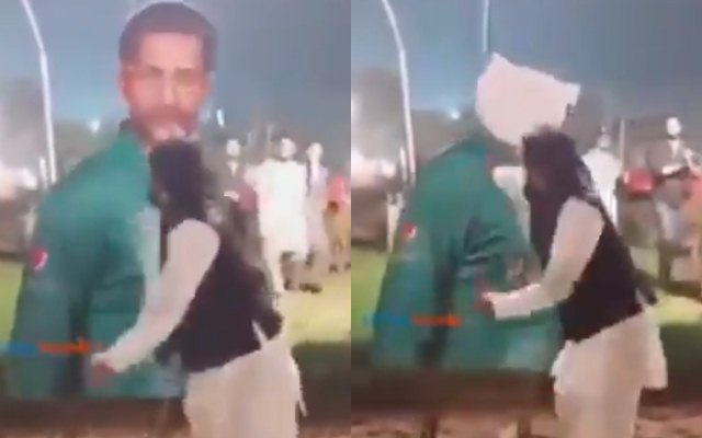 Angry Pakistan Fan Smashes Sarfaraz Ahmed’s hoarding after T20 Whitewash: Watch