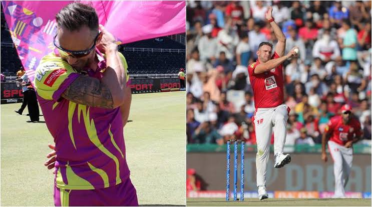 “Hardus Viljoen not playing today because he’s lying in bed with my sister”, says Faf Du Plessis at coin toss ceremony