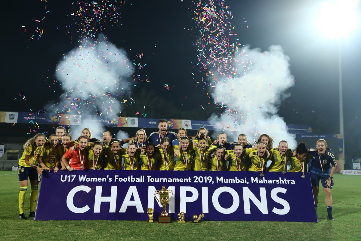 Sweden Put 4 Past India To Win The U-17 Women’s Tournament in Mumbai