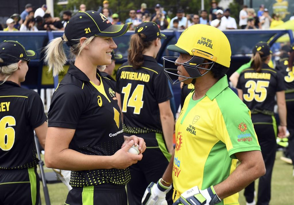 Watch: Tendulkar hits the first ball he faces in Bushfire Charity game for a four