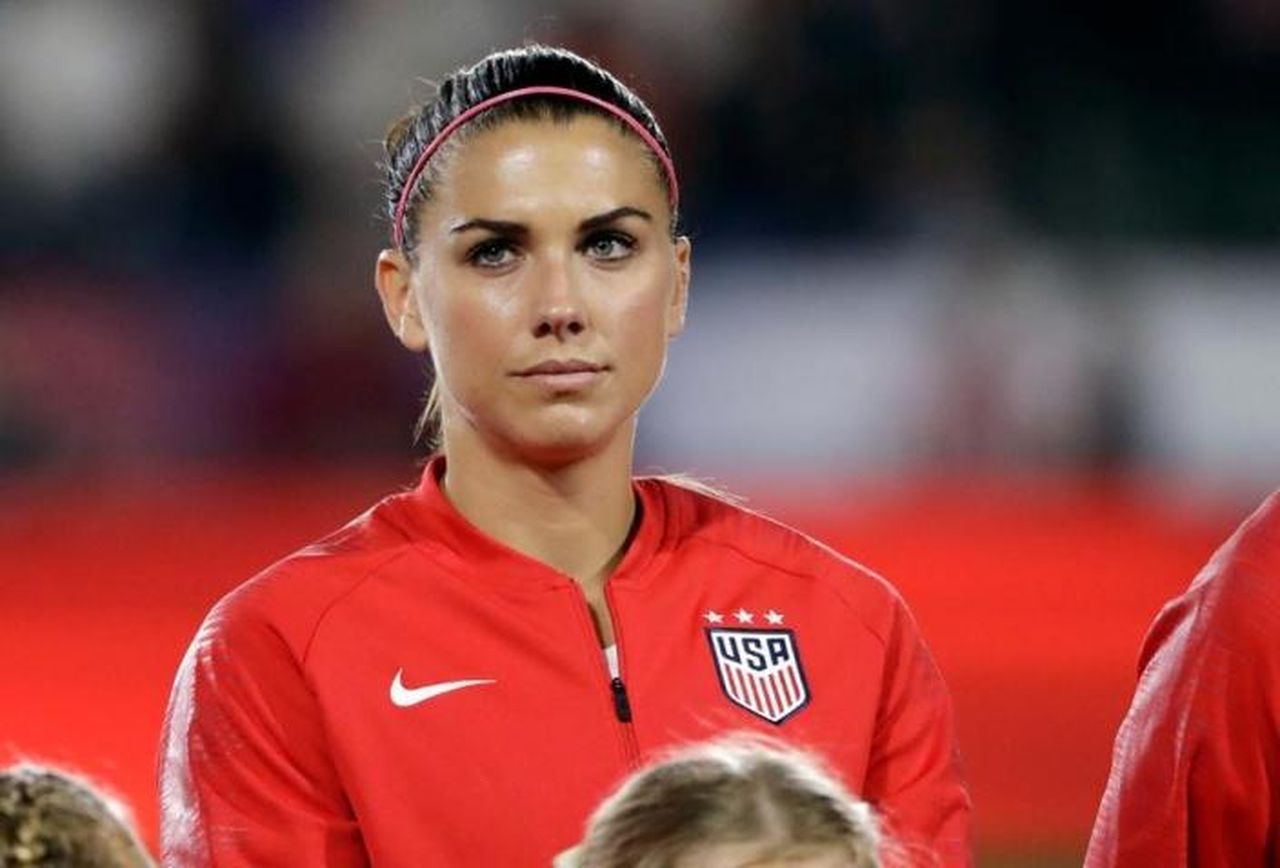 Alex Morgan proving that pregnancy doesn’t end the professional career in football
