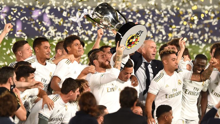 The glory of Real Madrid: 34th La Liga Title for Zinedine Zidane’s Side