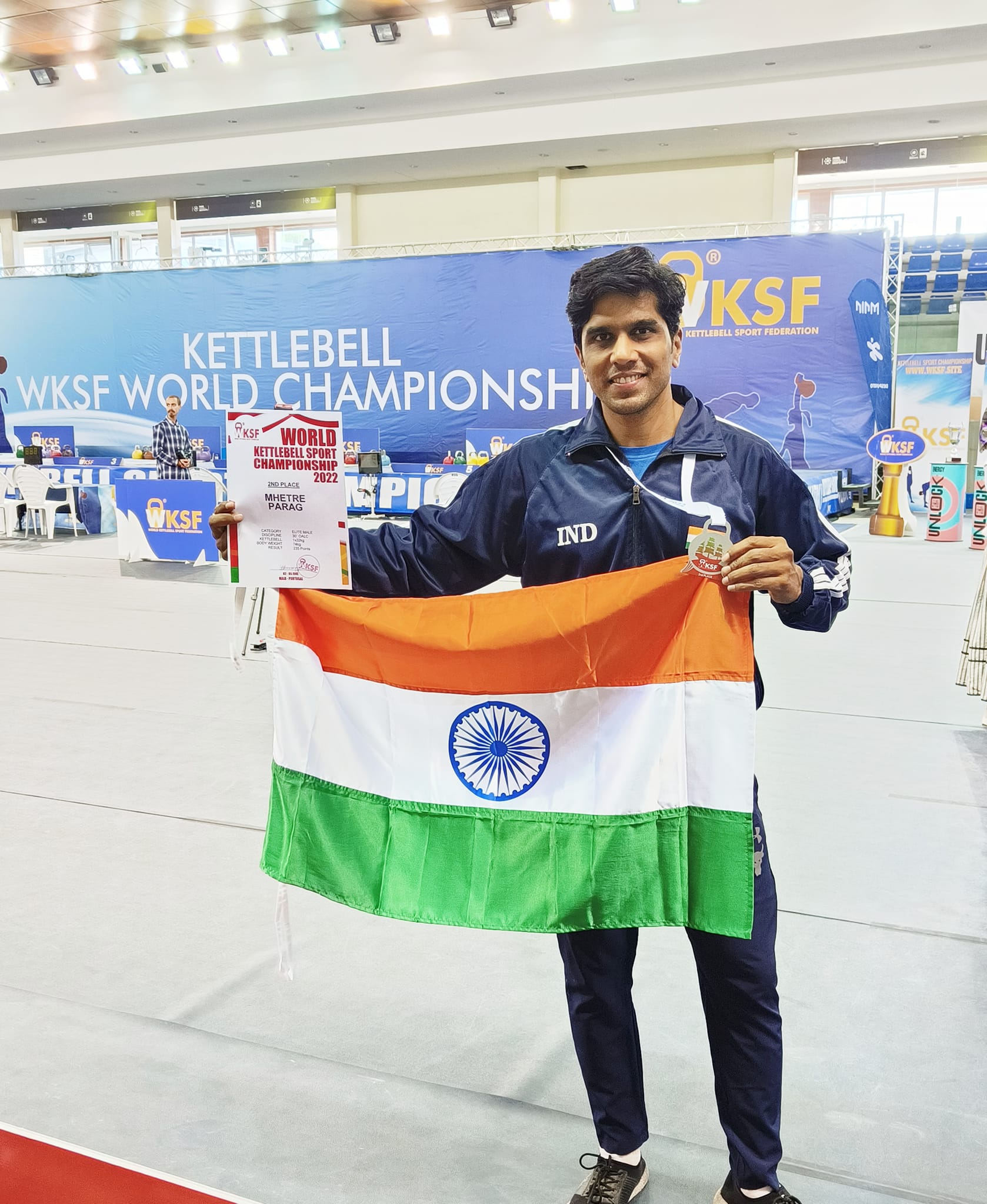 Silver medal for India – Kbell World Championships – Portugal