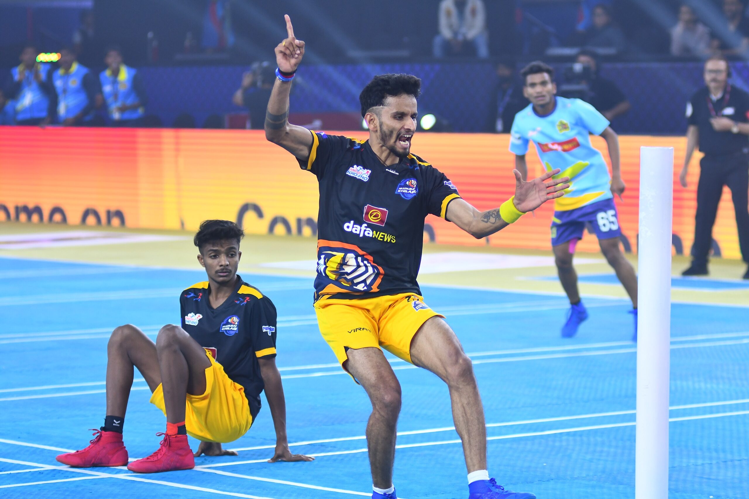 Rajasthan Warriors’ Jamadar and Sreejesh of Mumbai Khiladis are the top performers in Ultimate Kho Kho