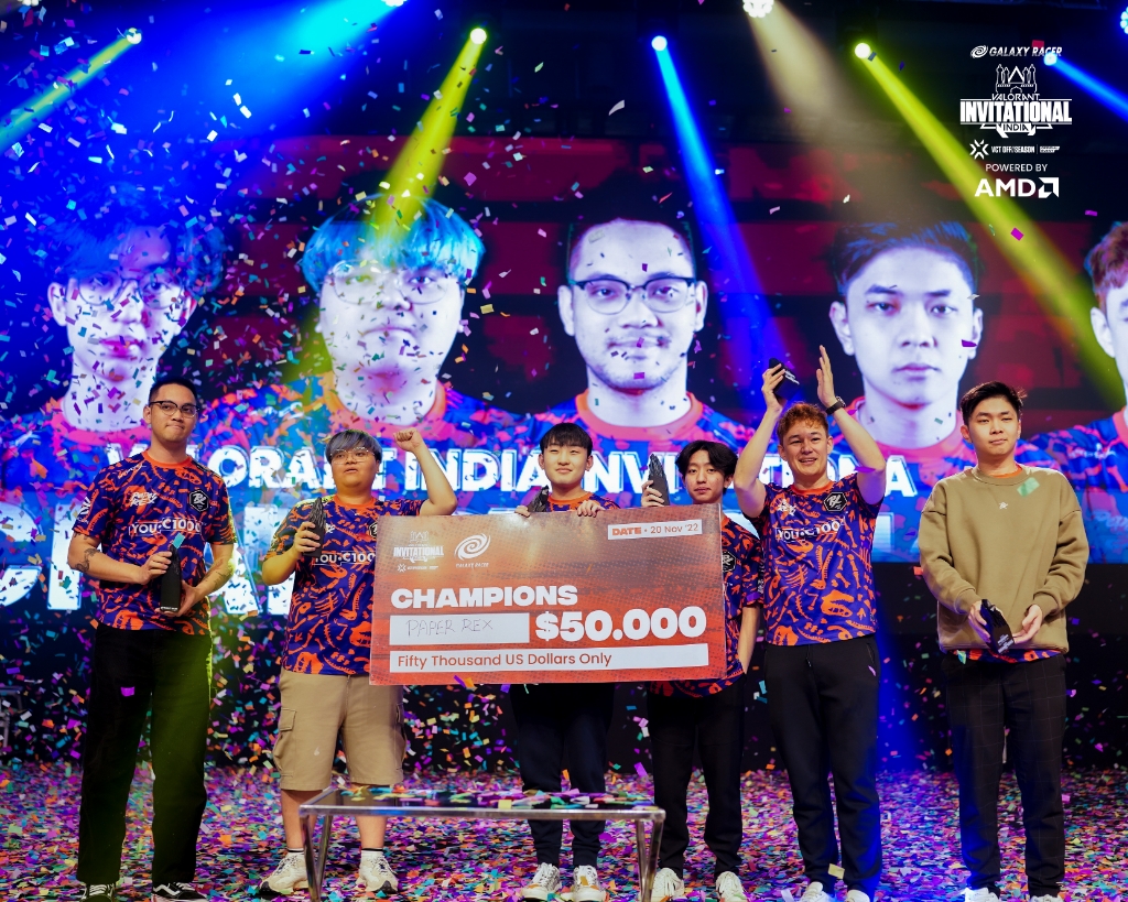 Paper Rex crowned champions of Valorant India Invitational; bag USD 50,000 as title winner