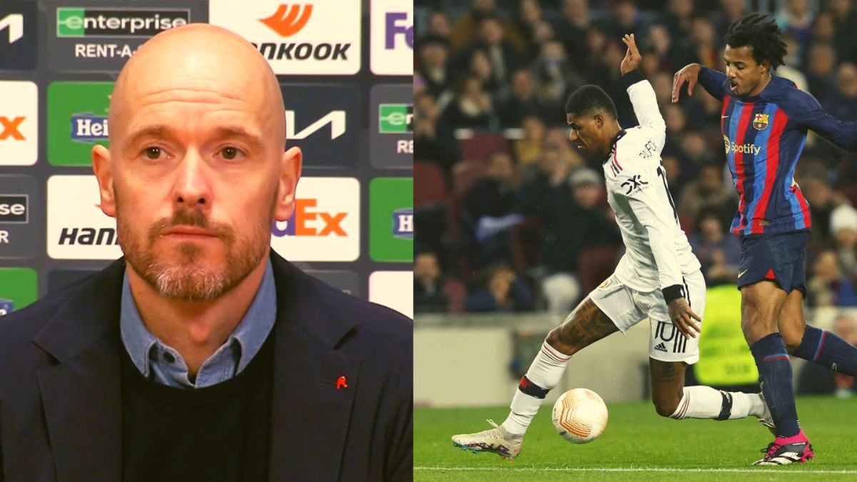 Europa League 2023 : Jules Kounde should have received a red card, says Man United boss Erik Ten Hag!