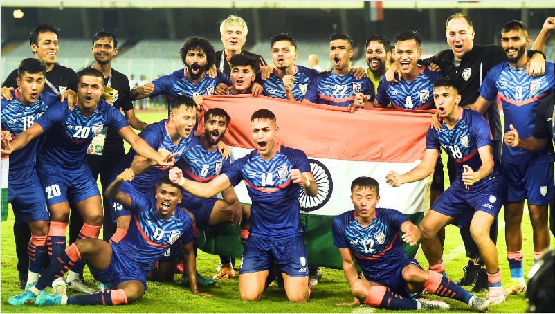 Big Breaking: Indian National Football Team Jump five places high in the rankings after registering victory in Hero Tri-Nation Tournament