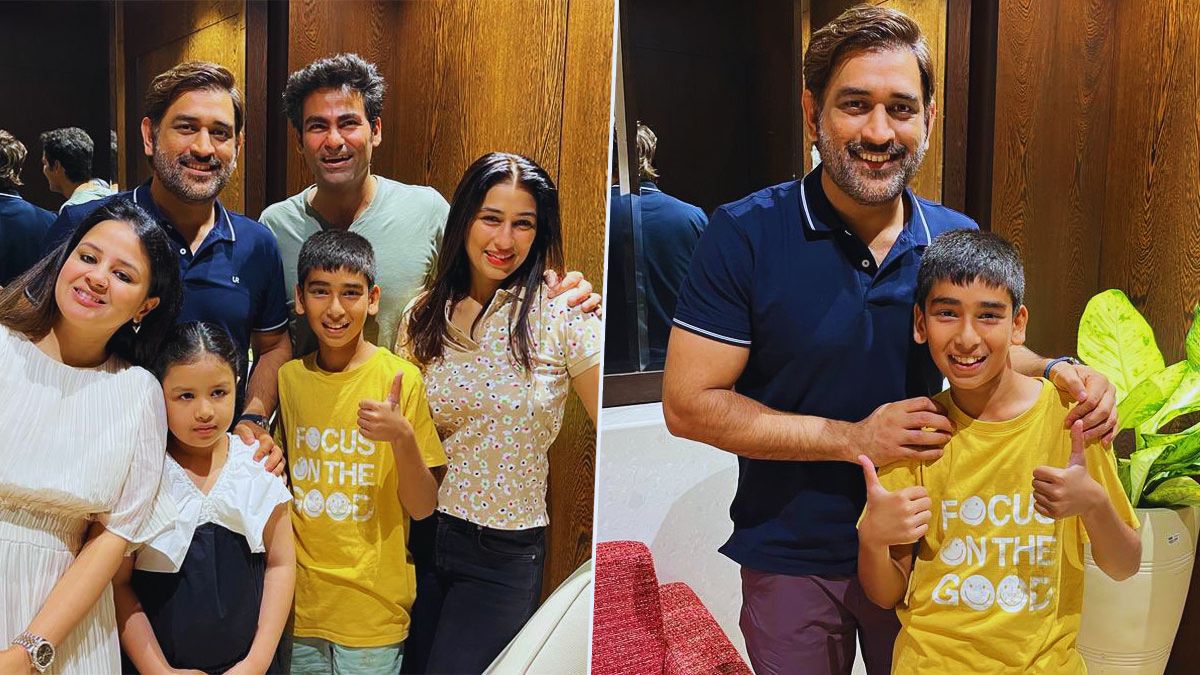Mohammad Kaif’s Son Overjoyed After Meeting MS Dhoni! Here’s the reason