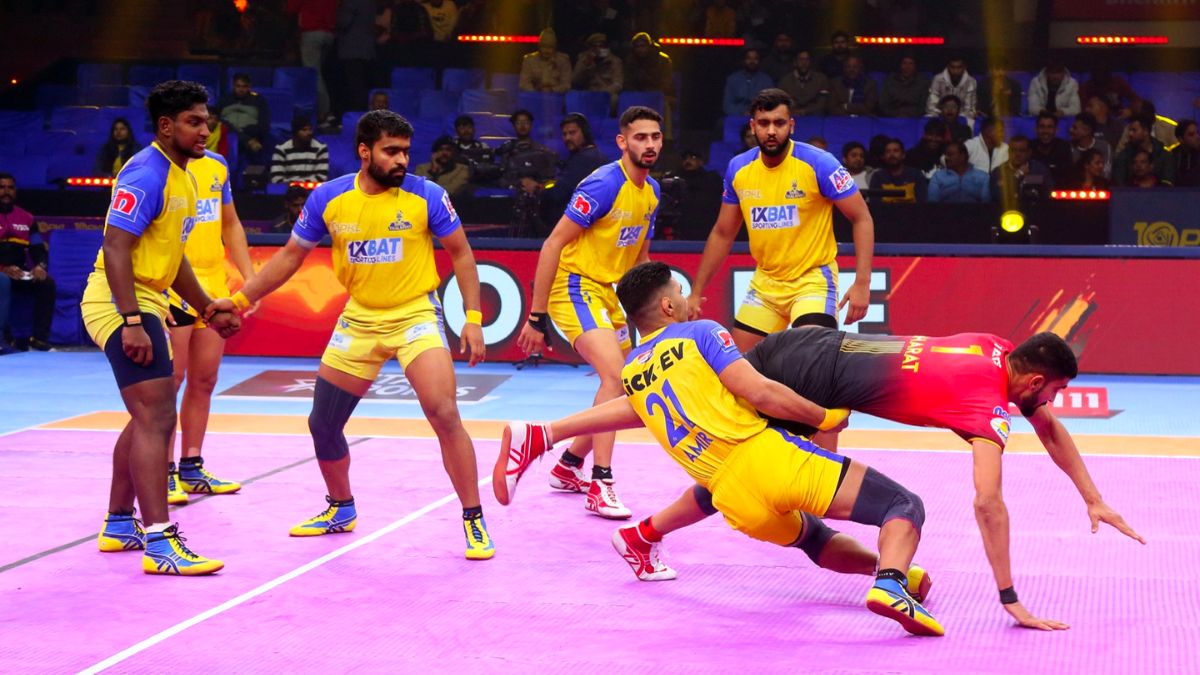 BHARAT EARNS SUPER 10 AS BENGALURU BULLS PREVAIL OVER TAMIL THALAIVAS IN A CLOSE ENCOUNTER