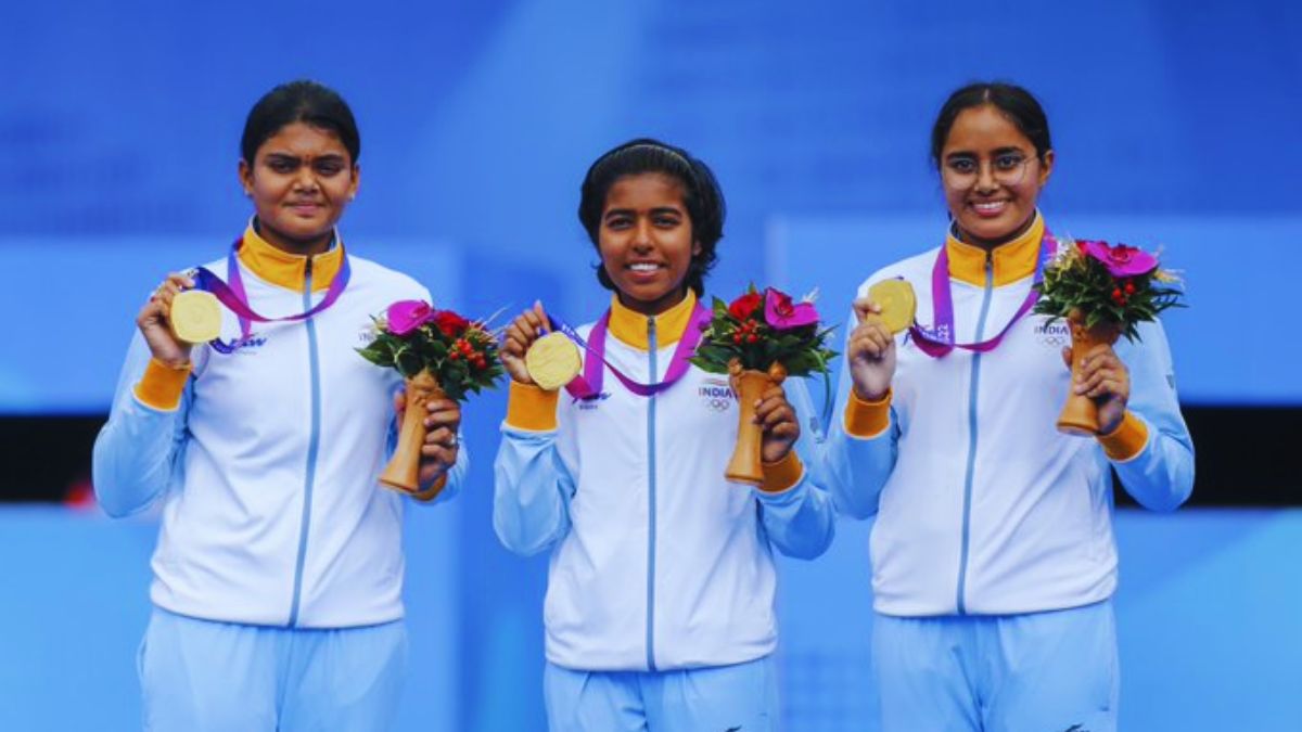 Indian women’s team wins gold at Archery World Cup, mixed team takes silver