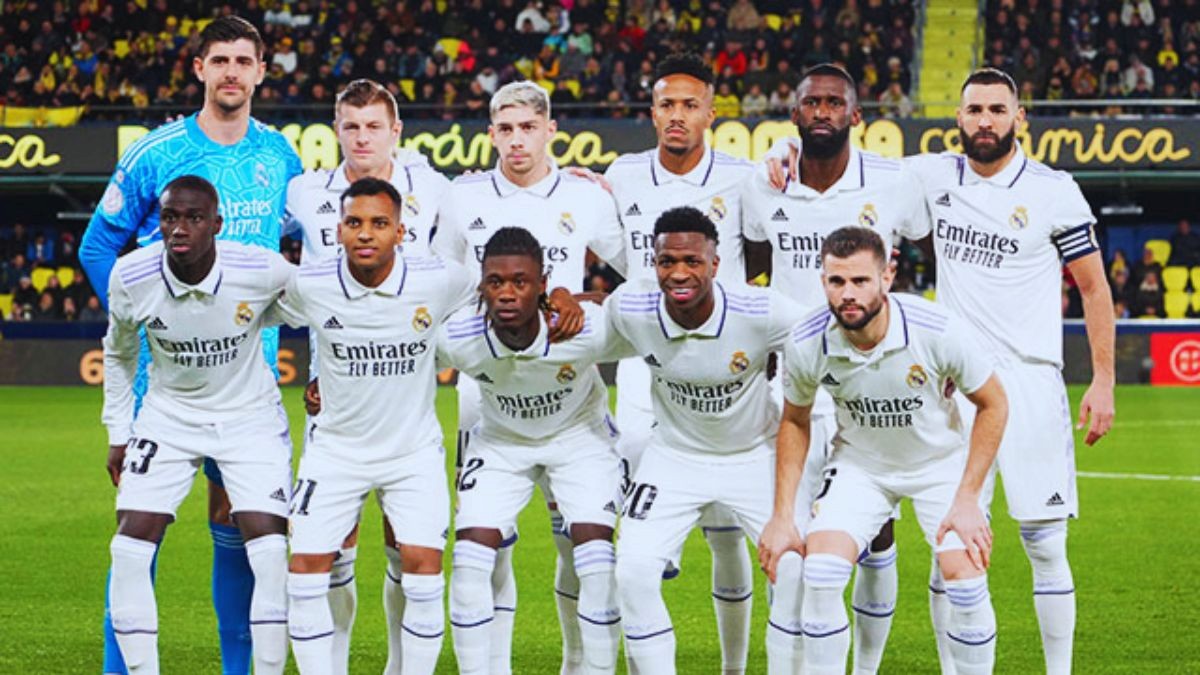 Luka Modric, Kylian Mbappe Frederico Valverde, Real Madrid,
