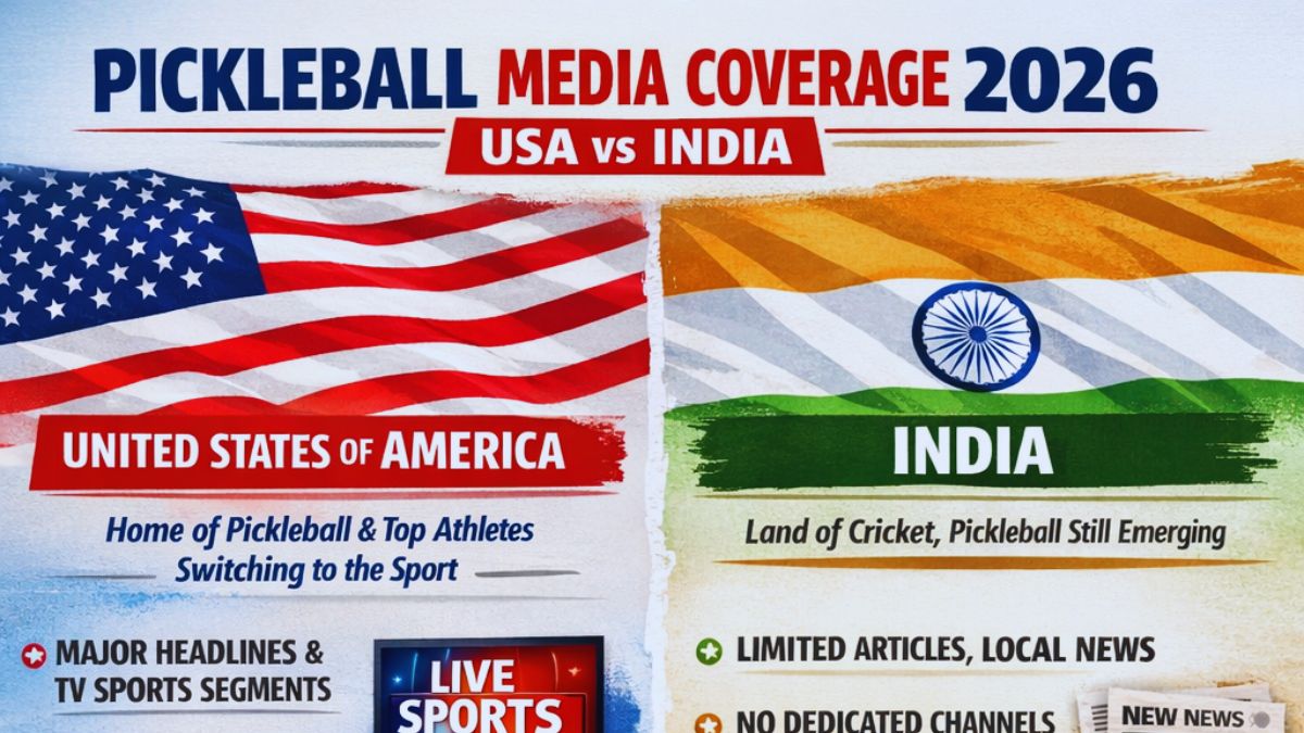 Comparative Analysis of Pickleball Media Coverage in 2026: United States vs India