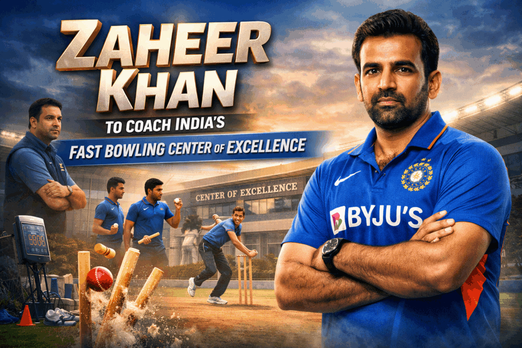 Big Breaking: Zaheer Khan is all set to be Appointed By BCCI to Groom Young Pacers