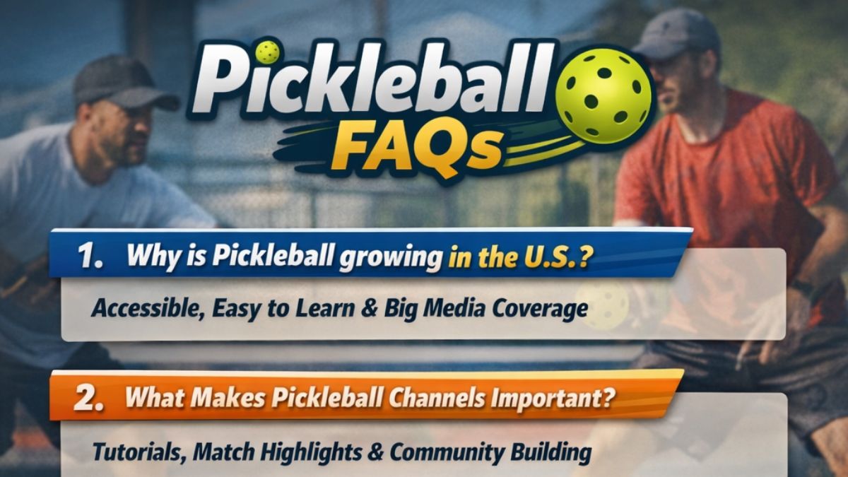 Top 10 Pickleball Based Channels in USA For the Year 2026 in Detail