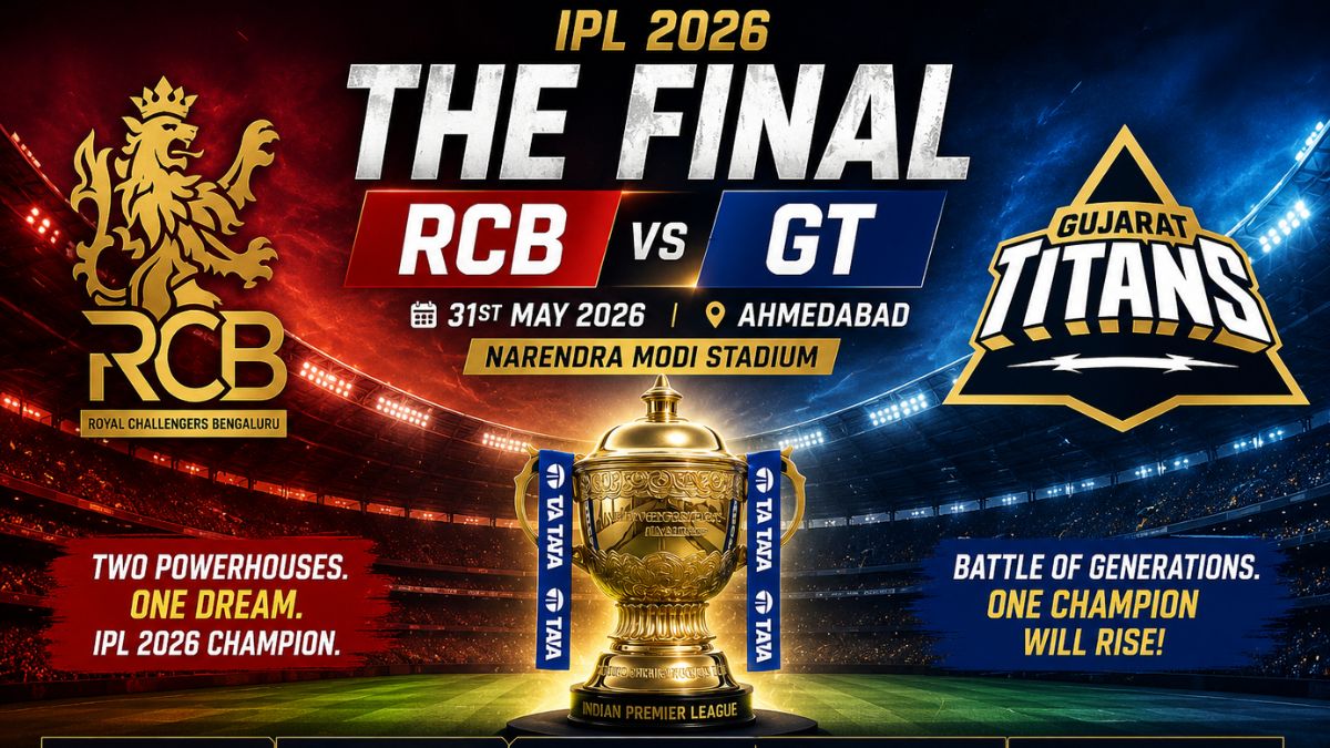 RCB vs GT IPL 2026 Final: Kohli vs Gill, Experience vs New-Age Dominance in Ahmedabad