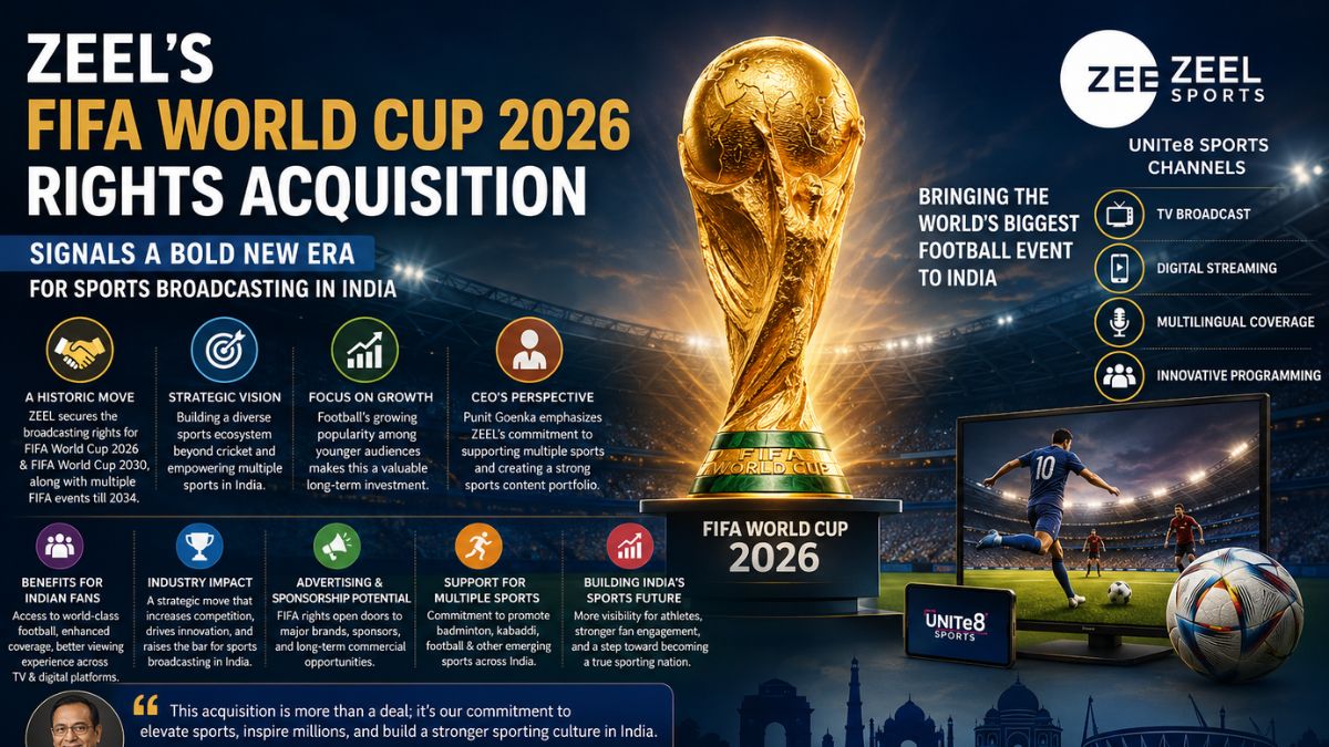 FIFA World Cup 2026 Rights Acquired by ZEEL: A Major Boost for Football and Indian Sports