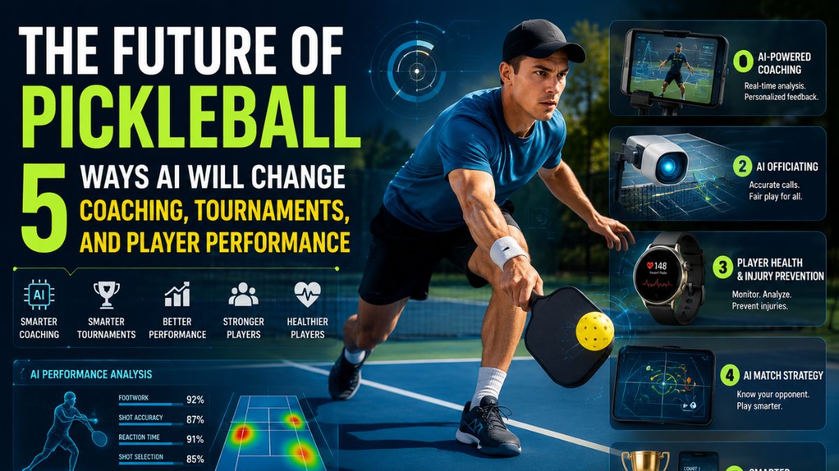 The Future of Pickleball: 5 Ways AI Will Change Coaching, Tournaments, and Player Performance
