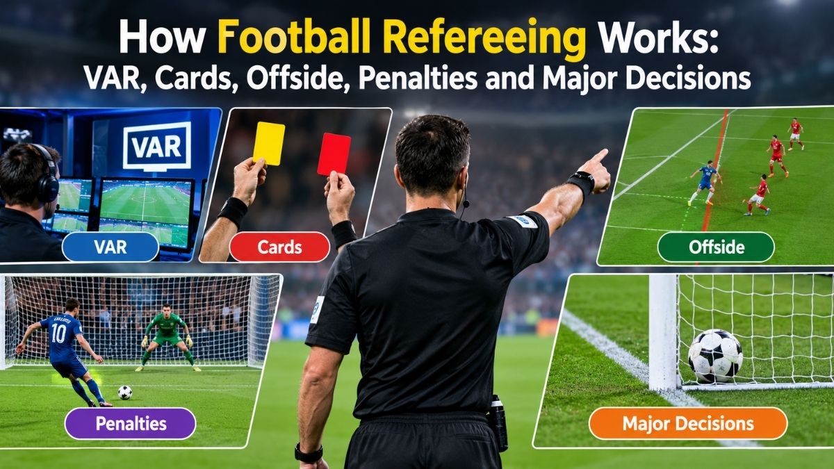 How Football Refereeing Works: VAR, Cards, Offside, Penalties and Major Decisions